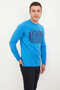 Blue Long Sleeve T-Shirt - Solana Men Fashion - 3