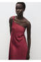 Asymmetrical Satin Dress