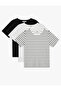 3 Pack Short Sleeve Crew Neck Basic T-Shirts