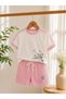 Girl's Cotton Shorts Suit - 2