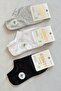 3 Pairs Women's White Bamboo Invisible Sneakers Socks 3 Pairs |   Seamless, Fragrant, Soft - 3