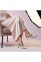 Alison Beige Pearl Detailed Heeled Shoes - 3