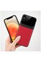 Apple iPhone XS Compatible Case Lens Leather Case Red - 3