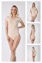 Women's 5-Pack Half Sleeve Snap Fastener Bodysuit/Leotard 90% Cotton - 7