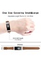 Leather Band Compatible with Fitbit Charge 6 / Charge 5 Smart Watch, Classic Genuine Leather Replacement Bands - 3