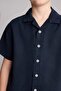 Regular Fit Apaş Collar Flowy Fabric Short Sleeve Shirt for Boys H5646A826Sm - 3