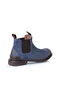 Blue nubuck women's flat boot 01wr0901 - 2
