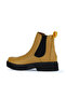 Yellow flotter leather women's flat boot 01wr4900 - 4