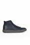Gray Leather Women's Flat Boots 01Wz7700
