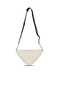 Beige Leather Women's Crossbody Bag - 4