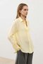 Yellow Drapey Muslin Women's Shirt - 6