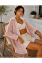 Tasseled Openwork Cotton Knitwear Cardigan & Kimono Std 34-46