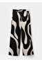 Patterned trousers with straight cut - 3