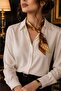 Scarf Necklace with Pearls,Scarf,Handbag Scarf,Handbag Charm,Multi-Purpose Accessory,Choker,Jewelry,Neck Tie - 4