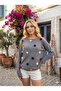 Women's Pompom Detailed Stylish Sweater - 2