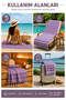 Peshtemal Beach Towel 100% Cotton Sultan Peshtamal 100X180 cm - 3