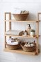 Liv - 3-Piece Decorative Natural Hand-Knitted Wicker, Multi-Purpose Basket, Bathroom and Kitchen Organizer Set
