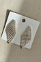 Silver Color Dangle Zircon Stone Earrings