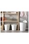 KNODD Bin with lid, white, 16 l - 3