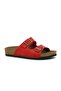 Red Double Buckle Slippers - 2