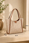 Original Large Volume Mini Wallet Luxury Soft Leather Double Handle Shopper Tote for University Office Daily Use Stylish Special Design Oversized Hand and Shoulder Bag with Double Handle Inner Pocket - 30X40X10 cm - 4