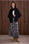 Alpaca Short Cardigan Black