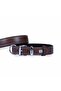 Comfort Leather Dog Collar Brown 2.5x37 45 Cm
