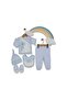 Baby Boy Bear with Diaper 5-Piece Newborn Hospital Release Zibin Set - 2