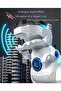Electric Gear Dinosaur, White Joints Movable, Glowing Sound Model - 4