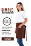 Simple kitchen apron with adjustable strap - 7