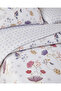 Misty Dream Digital Printed Easy-Iron Double Size Bed Sheet Duvet Cover Set 200X220 cm Purple - 6