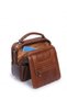 4605 100% Genuine Leather Men's Handbag Crossbody Bag Brown - 5