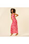 Protı Digital Printed Asymmetrical Dress - Pink - 2