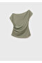 Modal Asymmetric Collar Blouse - 3