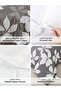 4-Pcs Printed Duvet Cover Set Queen Size 200x230cm, Brushed Microfiber Fabric (Without Filler) - 5