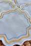 Gold and Silver Glitter Presentation Napkin, Embroidered Coffee Coaster, 6-Piece Cocktail Napkin, Coffee Coaster - 2