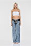 Lycra Camisole Strapless Women's Crop Top - White - 2