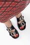Black leather buckle slippers tr17my01a - 3