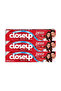 Triple Fresh Gel Toothpaste, Red Hot, for 24HR fresh breath, 100ml x 3