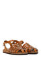 Women's Tan Buckle Leather Bodrum Sandals 26Sfd333218 - 2