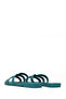 Women's Green Jelly Slippers 26Sfe4973Pv - 6
