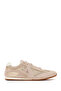 Women's Mink Lace-Up Shoes Suede Leather Sneakers 26Pfd431010