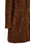Tara Women's Brown Suede Leather Coat 25Wgd533310 - 3