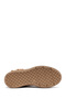 Women's Tan Zippered Suede Leather Teddy Boots 25Wfd131910 - 5