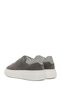 Men's Gray Lace-Up Thick Sole Sports Shoes, Suede Genuine Leather Sneaker 25Sfd612910 - 5