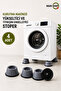 Washing Machine and Dryer Riser Anti-Vibration Foot Stopper - 4 Pieces M-541 - 3