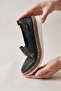 Sofia Genuine Leather Look Comfortable Sole Orthopedic Flexible Black Women's Mother Shoes - Breathable - 2