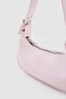 Muse Oval Baguette Bag Powder Pink - 3