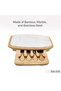 Natura 6-piece Cheese Serving Set 32x19x5cm -natural & White - 5