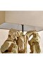 Aragon E27 Wooden Art Table Lamp 40x20x50cm - Natural - 3